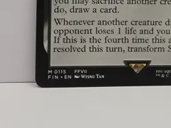 Magic the Gathering Final Fantasy Sephiroth Fabled Soldier Non-Foil Mythic 0115 - Image 4