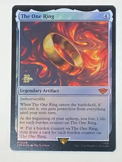 Magic the Gathering The One Ring Legendary Artifact Pre-Release 2023 M 0246 - Image 1