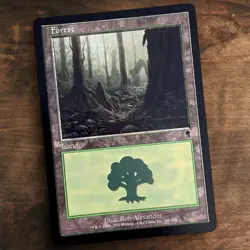 Forest 348 Odyssey Magic the Gathering MTG Land Lightly Played - Image 1