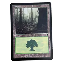 Forest 348 Odyssey Magic the Gathering MTG Land Lightly Played - Image 2