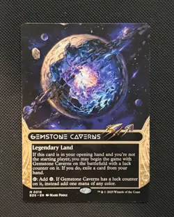 Gemstone Caverns (0016) (Borderless) Edge of Eternities: Stellar Sights Regular - Image 1