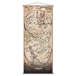 Ultra Pro MTG Theros Beyond Death Kiora Bests the Sea God Wall Scroll 16 x 37.4" - Image 1