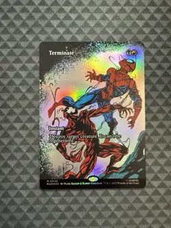 MTG Terminate #0040 Foil Borderless Mythic Marvel Eternal-Legal (MAR) - Image 1