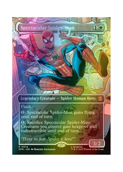 Magic the Gathering MTG SPM Spectacular Spider-Man 14 Foil Near Mint - Image 1