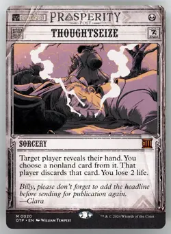Thoughtseize Outlaws of Thunder Junction: Breaking News Regular - Image 1
