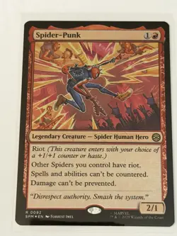 Spider-Punk Marvel's Spider-Man Foil 92 - Image 1