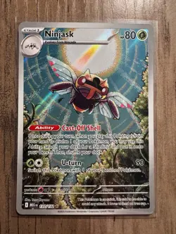 Ninjask 137/132 Pokemon Mega Evolution Holo Illustration Rare - Image 1