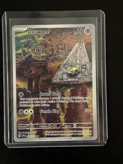 Pokemon TCG Drowzee 210/198 Scarlet & Violet Base Set Illustration Rare NM - Image 2