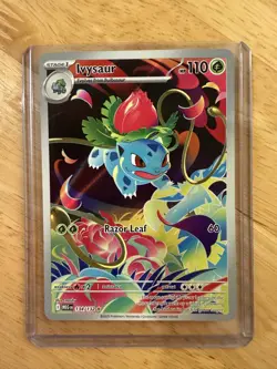 Ivysaur Illustration Rare 134/132 Near Mint Mega Evolution Pokemon TCG English - Image 1