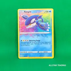Kyogre 021/072 Pokemon Sword & Shield Shining Fates SWSH Pokemon TCG Holo NM - Image 1