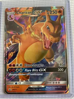 CHARIZARD GX- SM211 - Black Star Promo - Full Art - Holographic M/NM - Image 1