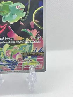 POKEMON Mega Evolution BULBASAUR 133/132 Special Illustration Rare STAMPED PROMO - Image 2