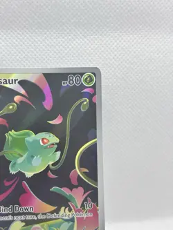 POKEMON Mega Evolution BULBASAUR 133/132 Special Illustration Rare STAMPED PROMO - Image 3