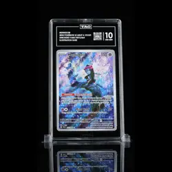 TAG 10 GEM MT Munkidori Illustration Rare 2024 Pokemon Pokemon Scarlet & - Image 1