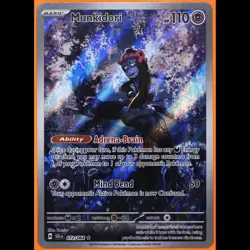 TAG 10 GEM MT Munkidori Illustration Rare 2024 Pokemon Pokemon Scarlet & - Image 3