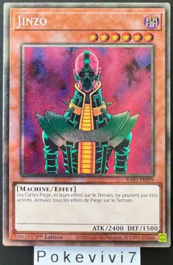 Carte YU-GI-OH! JINZO RA03-FR099 PSR NEUF - Image 1