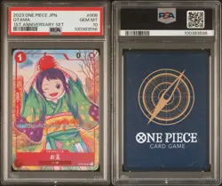 PSA 10 Otama Parallel 1st Anniversary Set Promo OP01-006 Japanese One Piece Card - Image 3