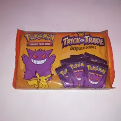 Pokemon Trick or Trade Booster Bundle 40 Mini Packs 3 Each Pack 120 Cards Total - Image 1