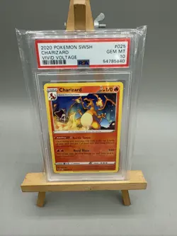 Charizard 025/185 Vivid Voltage Non-Holo Rare Pokemon Card PSA 10 Gem Mint - Image 1