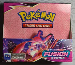 Pokemon TCG Fusion Strike Booster Box Empty No Packs or Cards For Display - Image 1