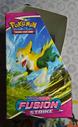Pokemon TCG Fusion Strike Booster Box Empty No Packs or Cards For Display - Image 2