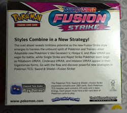 Pokemon TCG Fusion Strike Booster Box Empty No Packs or Cards For Display - Image 3