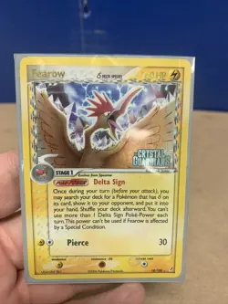Fearow 18/100 Rare Pokemon Card - EX Crystal Guardians Set (2006) - Light Play - Image 1