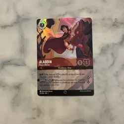 Aladdin Heroic Outlaw Enchanted Holo Card 211/204 the First Chapter - Image 1