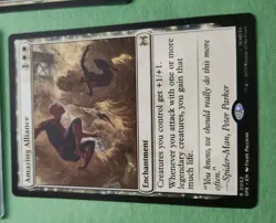 MtG Spider-Man White Lot: Amazing Alliance SPE 0002, MJ Rising Star 0003, & 0001 - Image 3