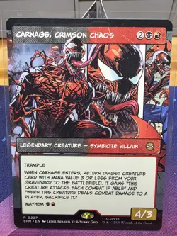 Carnage, Crimson Chaos (Borderless) Marvel's Spider-Man Regular - Image 1