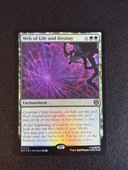 0122 Web of Life and Destiny - Spider-Man - Mythic - FOIL - MTG - Image 1