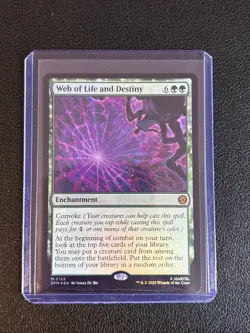 0122 Web of Life and Destiny - Spider-Man - Mythic - FOIL - MTG - Image 3