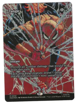 MTG: Tangle (Borderless) - #38 - Marvel's Spider-Man - Foil - NM - Image 1