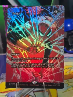 MTG: Tangle (Borderless) - #38 - Marvel's Spider-Man - Foil - NM - Image 4