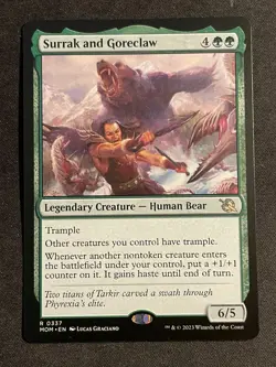 MTG Surrak and Goreclaw, NM-Mint, (MOM #0337) Regular - Image 1