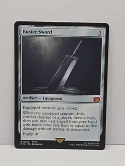 MTG Final Fantasy Buster Sword M 0255 Mythic Regular Magic Gathering - Image 1