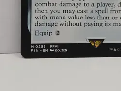 MTG Final Fantasy Buster Sword M 0255 Mythic Regular Magic Gathering - Image 4