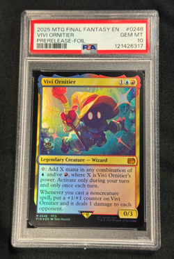 Vivi Ornitier #248 Prerelease Foil PSA 10 - Image 1