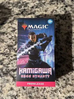 Magic: The Gathering Kamigawa Neon Dynasty Prerelease Kit Sealed New - Image 1