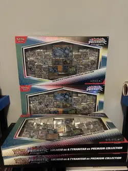 Pokemon Lucario Tyranitar Premium Collection Prismatic Sam’s Club 4x Lot Bundle - Image 1