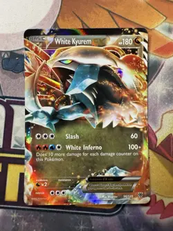 White Kyurem EX 96/135 Pokemon Plasma Storm Ultra Rare Holo -MP - Image 1