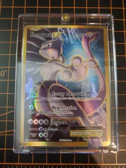 Mewtwo Ex 103/108 Full Art Ultra Rare XY Evolution Pokemon TCG NM With Hard Case - Image 1