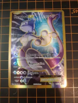 Mewtwo Ex 103/108 Full Art Ultra Rare XY Evolution Pokemon TCG NM With Hard Case - Image 2