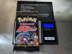 Pokemon TCG WOTC HEAVY First Edition Team Rocket Booster Pack Gyarados Art MINT - Image 1
