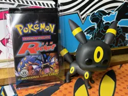 Pokemon TCG WOTC HEAVY First Edition Team Rocket Booster Pack Gyarados Art MINT - Image 4