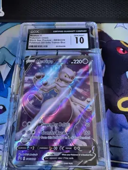 MEWTWO V Black Star Promo Holo #SWSH229 CGC 10 Gem Mint Pokemon - Image 1