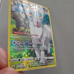 Pokemon TCG Wyrdeer TG06/TG30 Sword & Shield Astral Radiance Holo Rare DAMAGED - Image 3