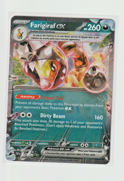 Temporal Forces Pokemon Farigiraf ex 108/162 Ultra Rare Holo NM - Image 1