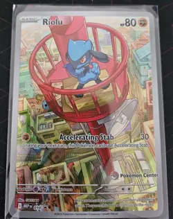 Riolu Mega Evolution ETB Promo - Pokemon Center Edition - Pokemon TCG - Image 1