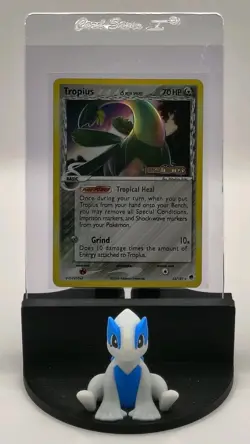 2006 Pokemon TCG EX Dragon Frontiers STAMPED Tropius RARE 23/101 Reverse Holo NM - Image 1